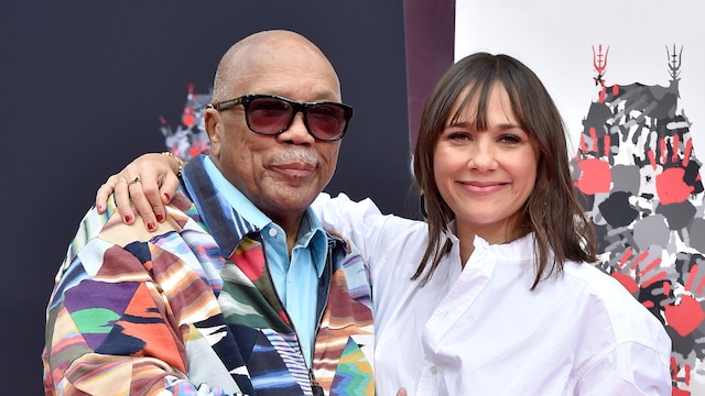 Rashida Jones y su papá, Quincy Jones