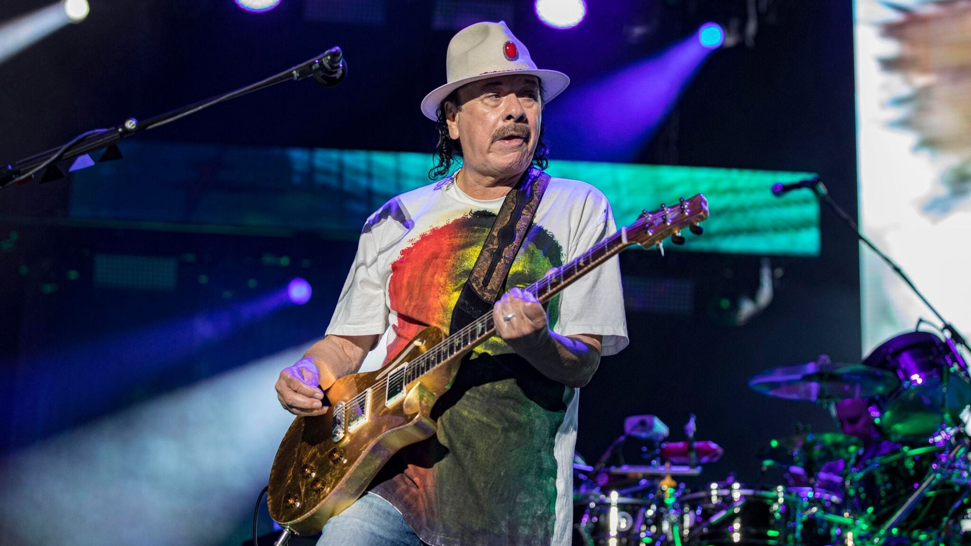 santana performs at north island credit union amphitheatre