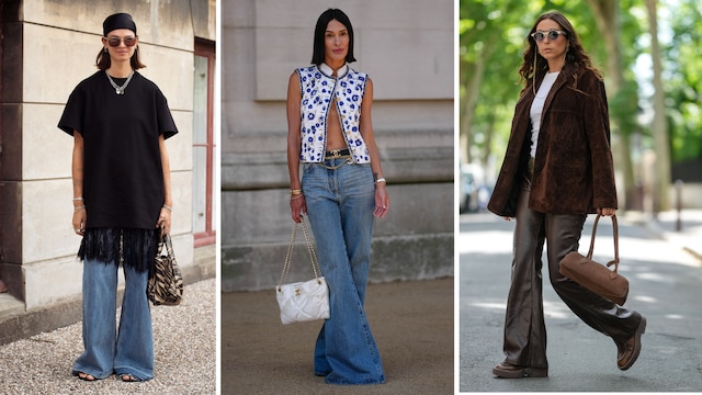 Tendencia pantalones acampanados