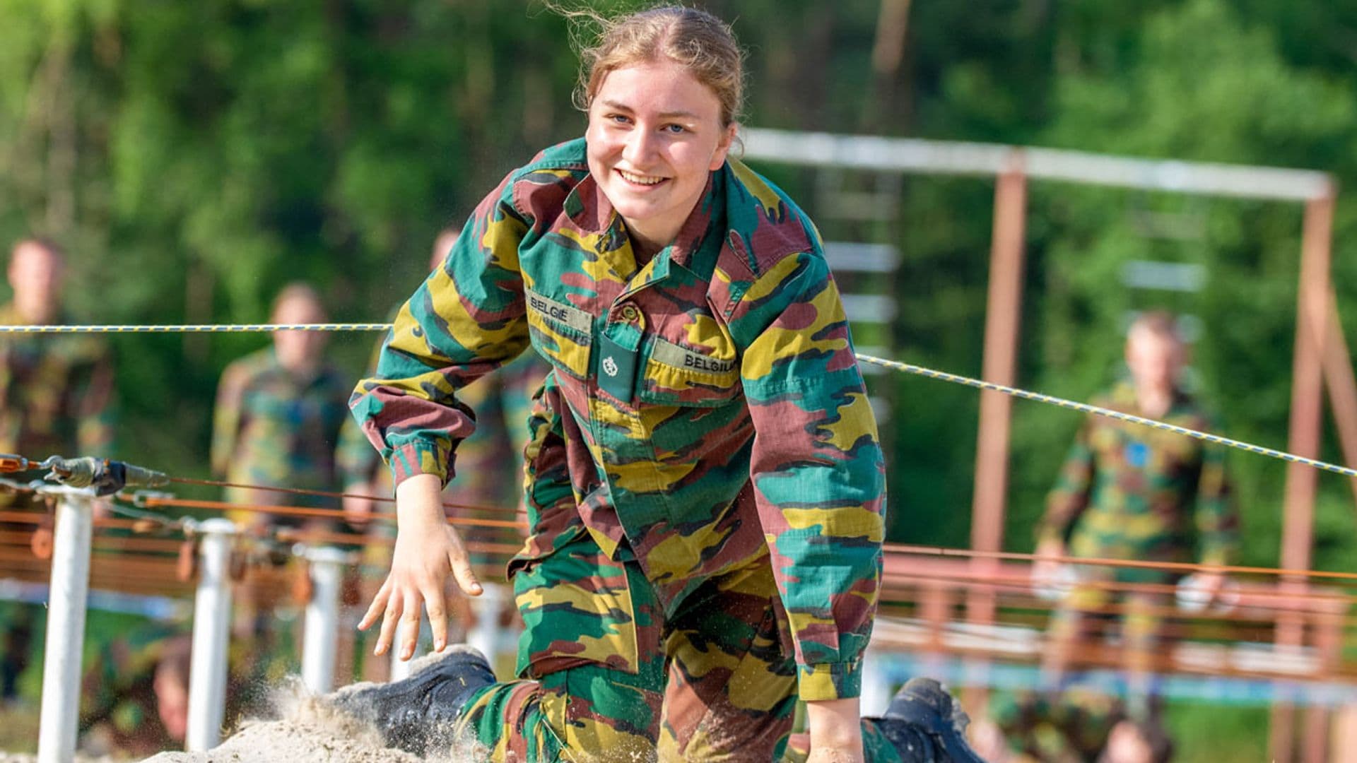El duro entrenamiento de Elisabeth de Bélgica en la fase final de su formación militar