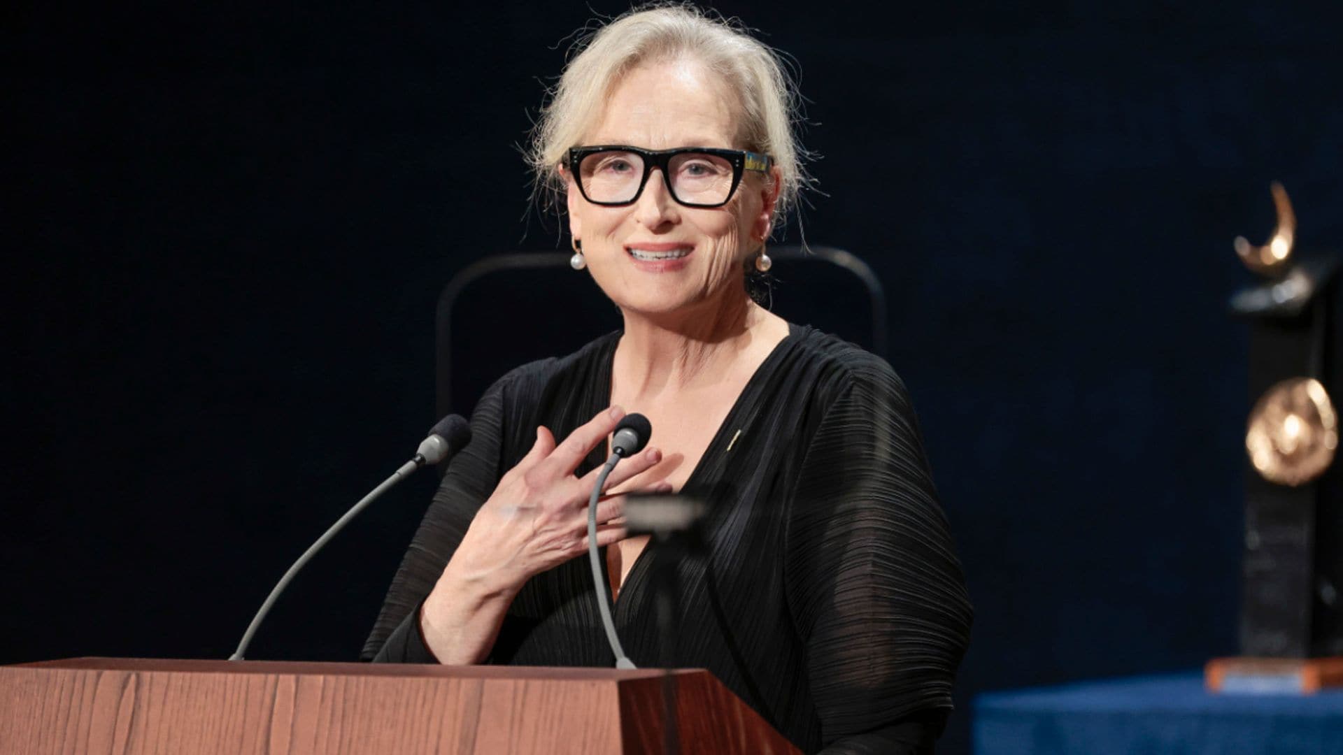 El discurso de Meryl Streep con una referencia a Penélope Cruz que ha hecho sonreír a la princesa Leonor