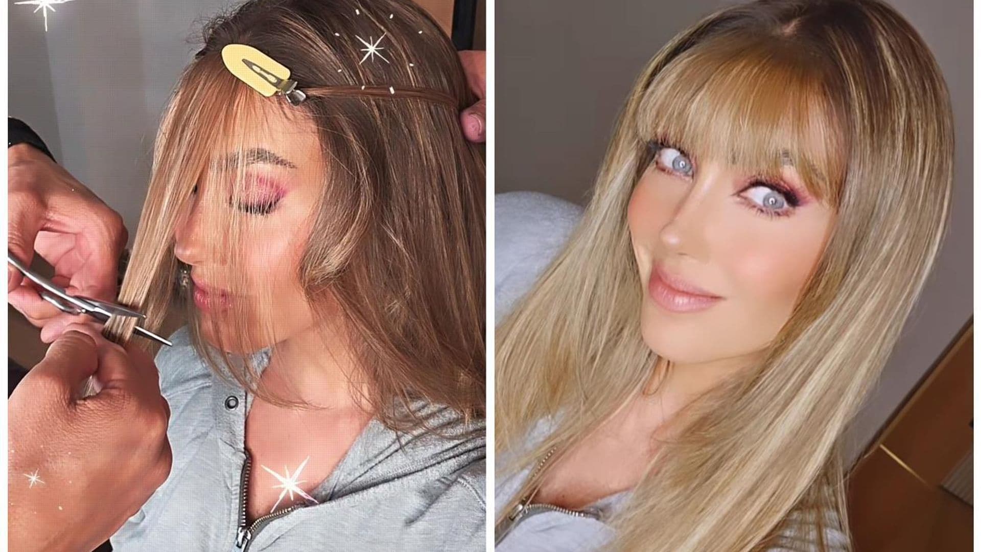 Muy a lo Mia Colucci, Anahí renueva su look