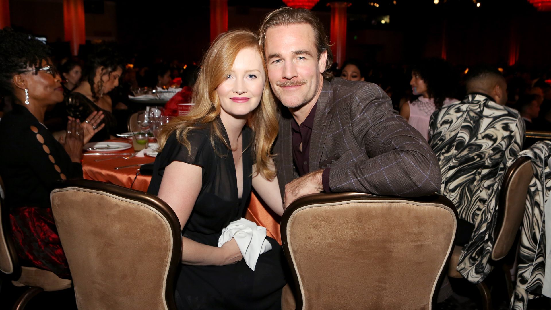 James Van Der Beek con Kimberly Van Der Beek, la madre de sus 6 hijos