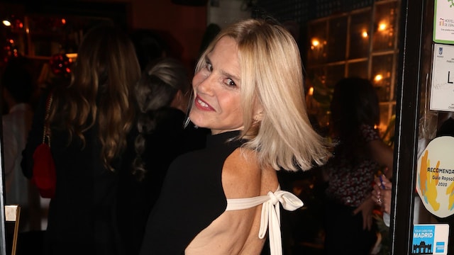 Eugenia Martí­nez de Irujo durante la presentación de la nueva vajilla de Lorenzo Caprile