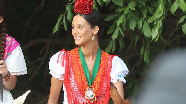 Victoria Federica durante la romería de El Rocío