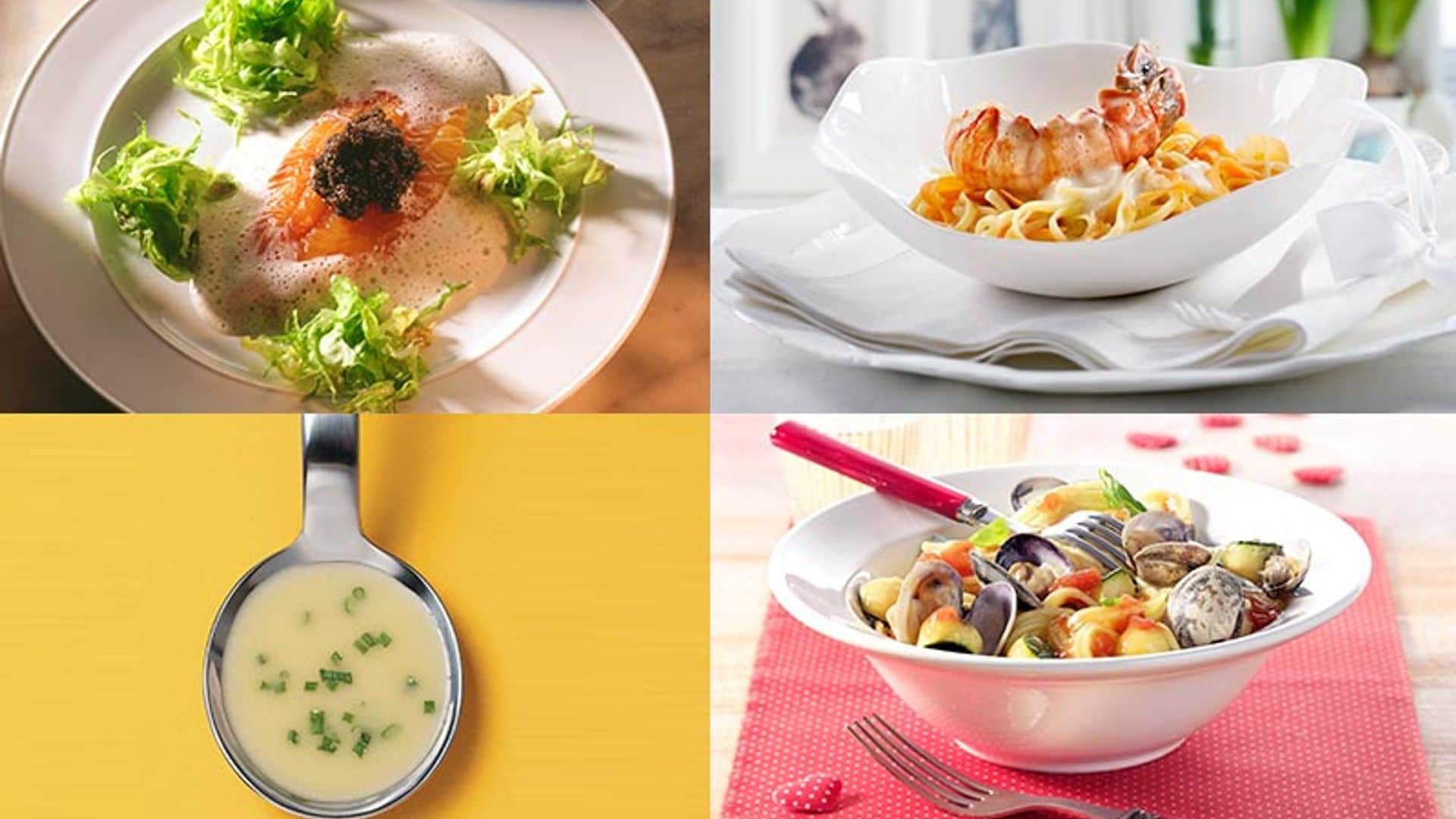 Recetas de platos únicos con salsas de champán