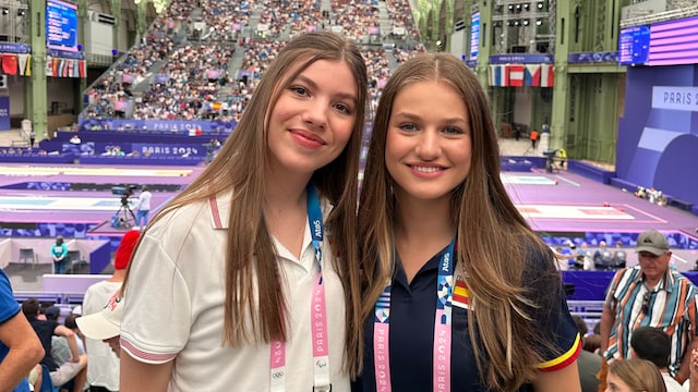Princesa Leonor e Infanta Sofía en los Juegos Olímpicos de París de 2024
