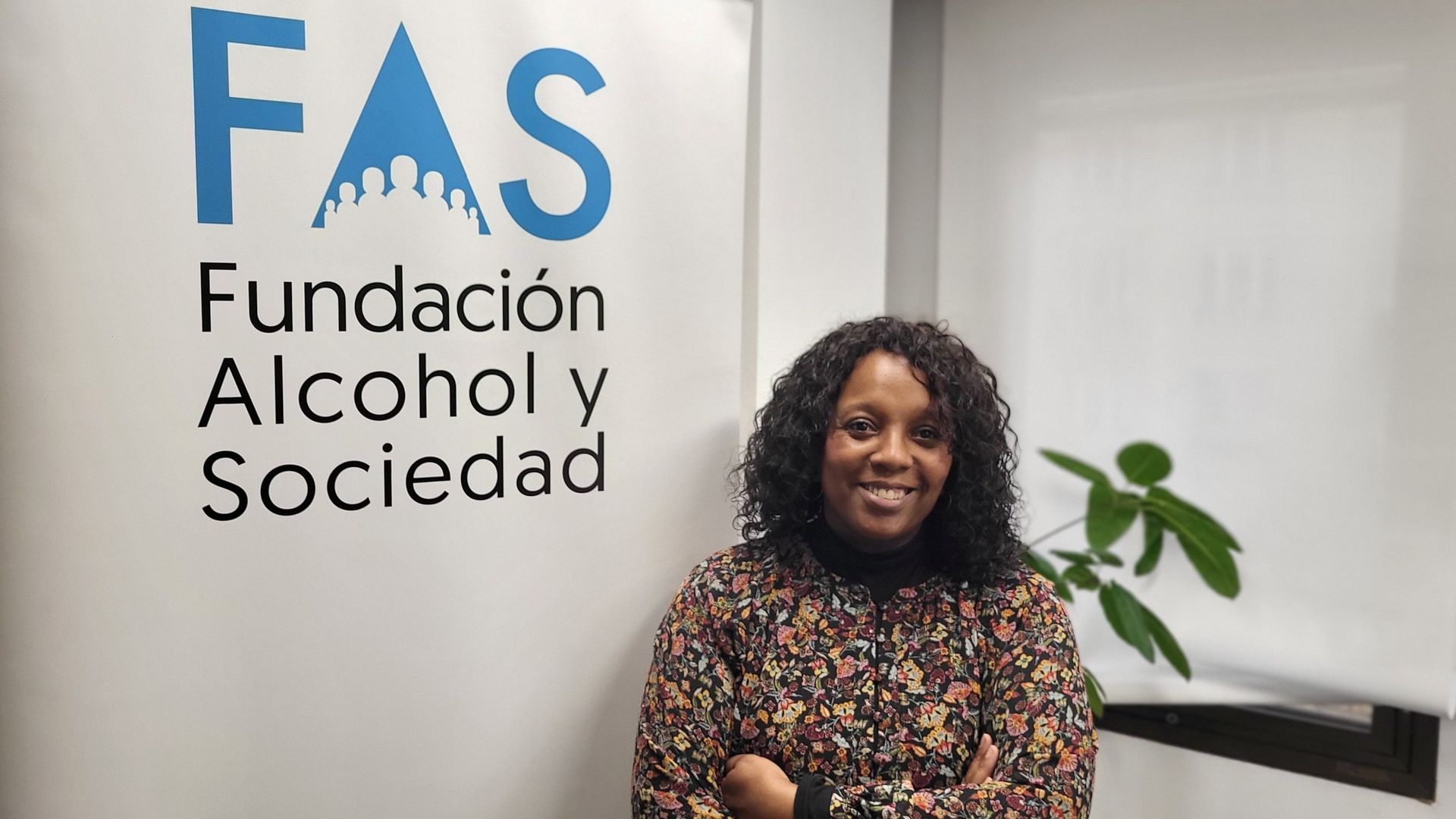 Paqui Mbomio, integradora social y responsable de Proyectos de la Fundación Alcohol y Sociedad