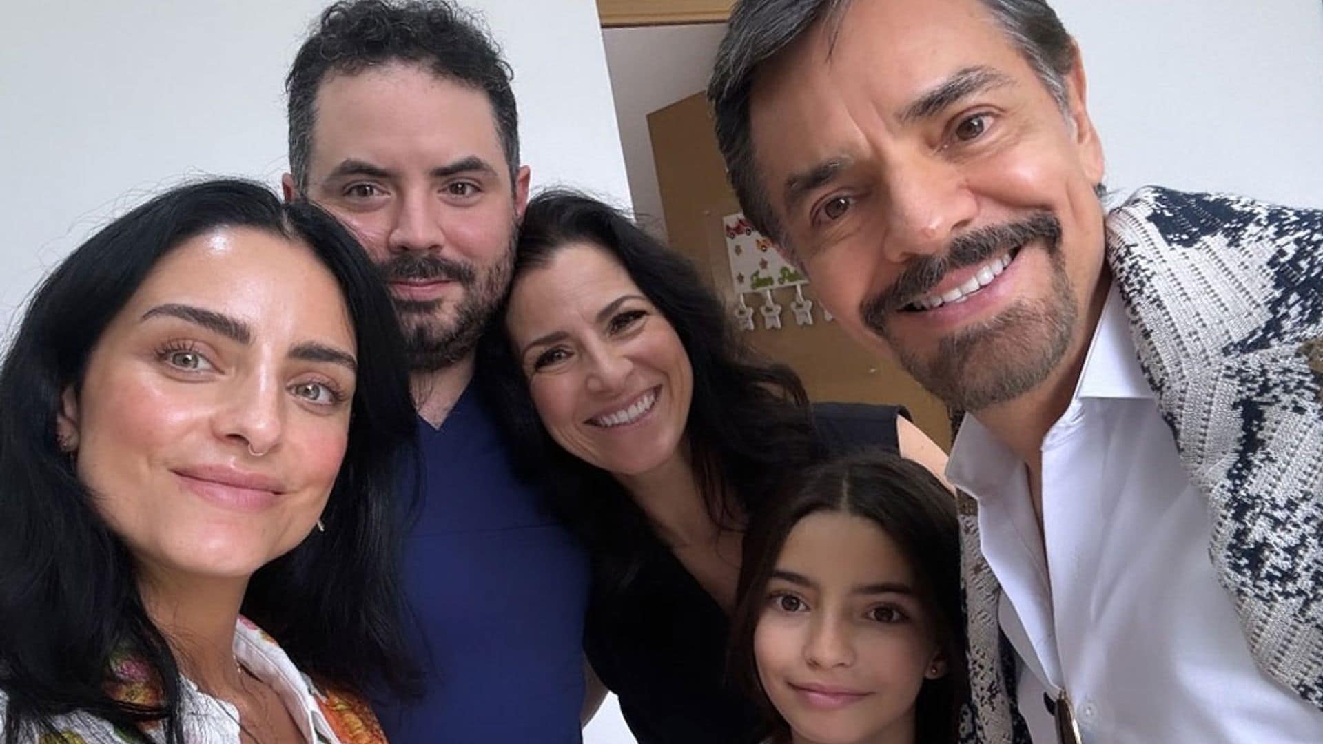 En familia, así recibieron los Derbez a la pequeña Tessa