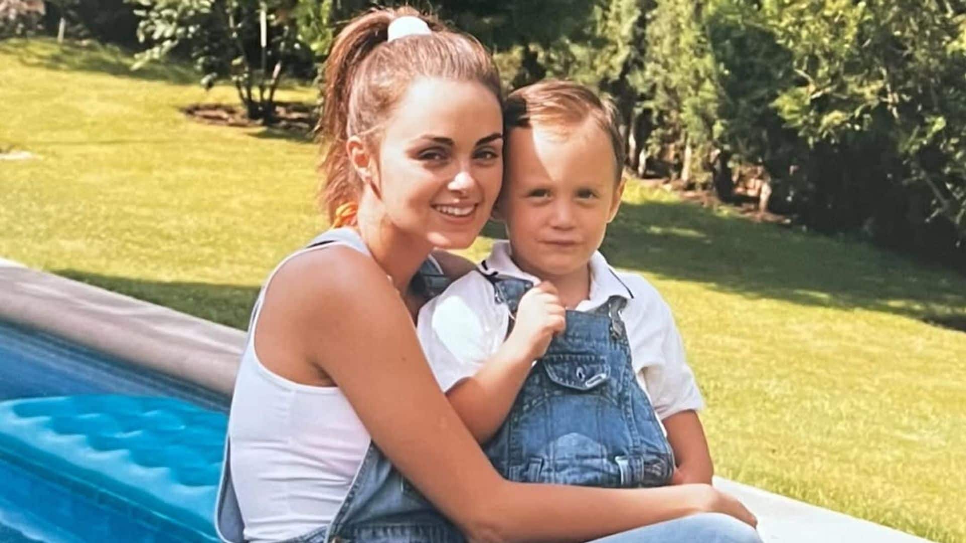 Carmen Morales y Christian, en una imagen del pasado