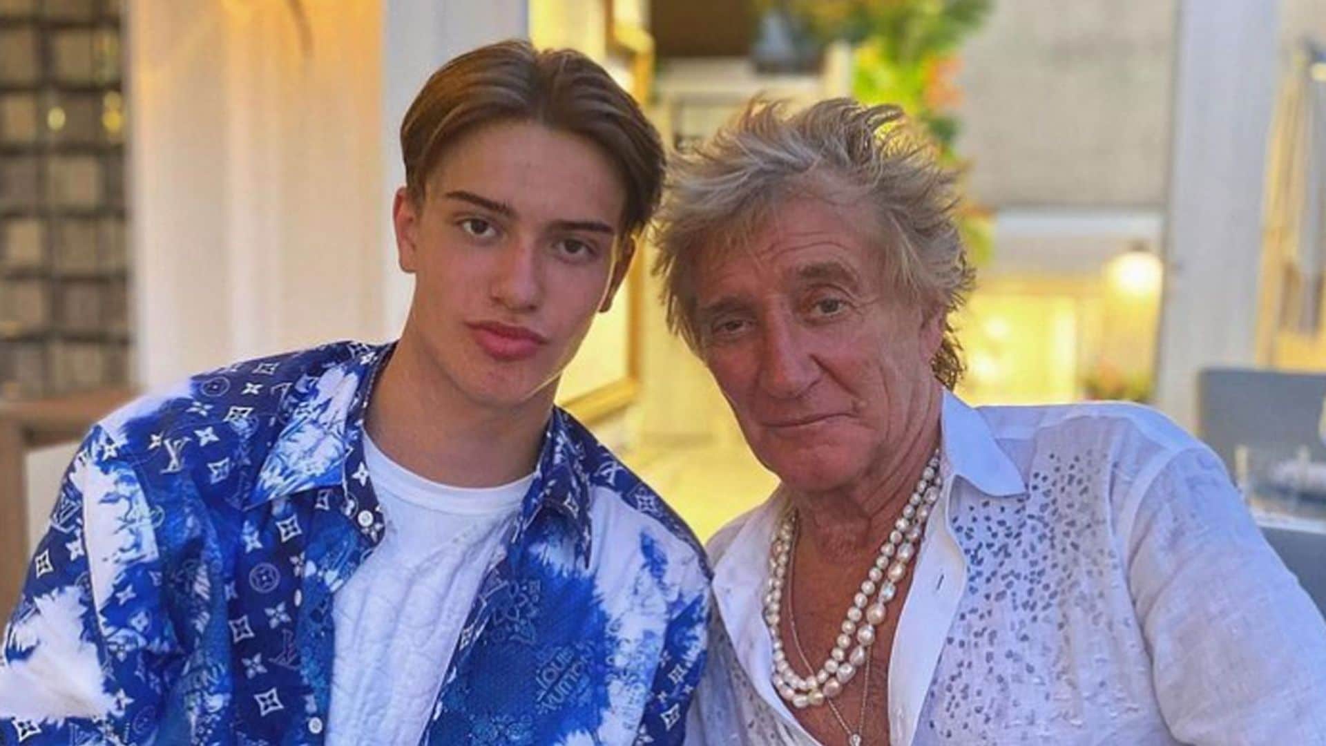 Alistair, el hijo de 16 años de Rod Stewart que comienza un prometedor camino como modelo