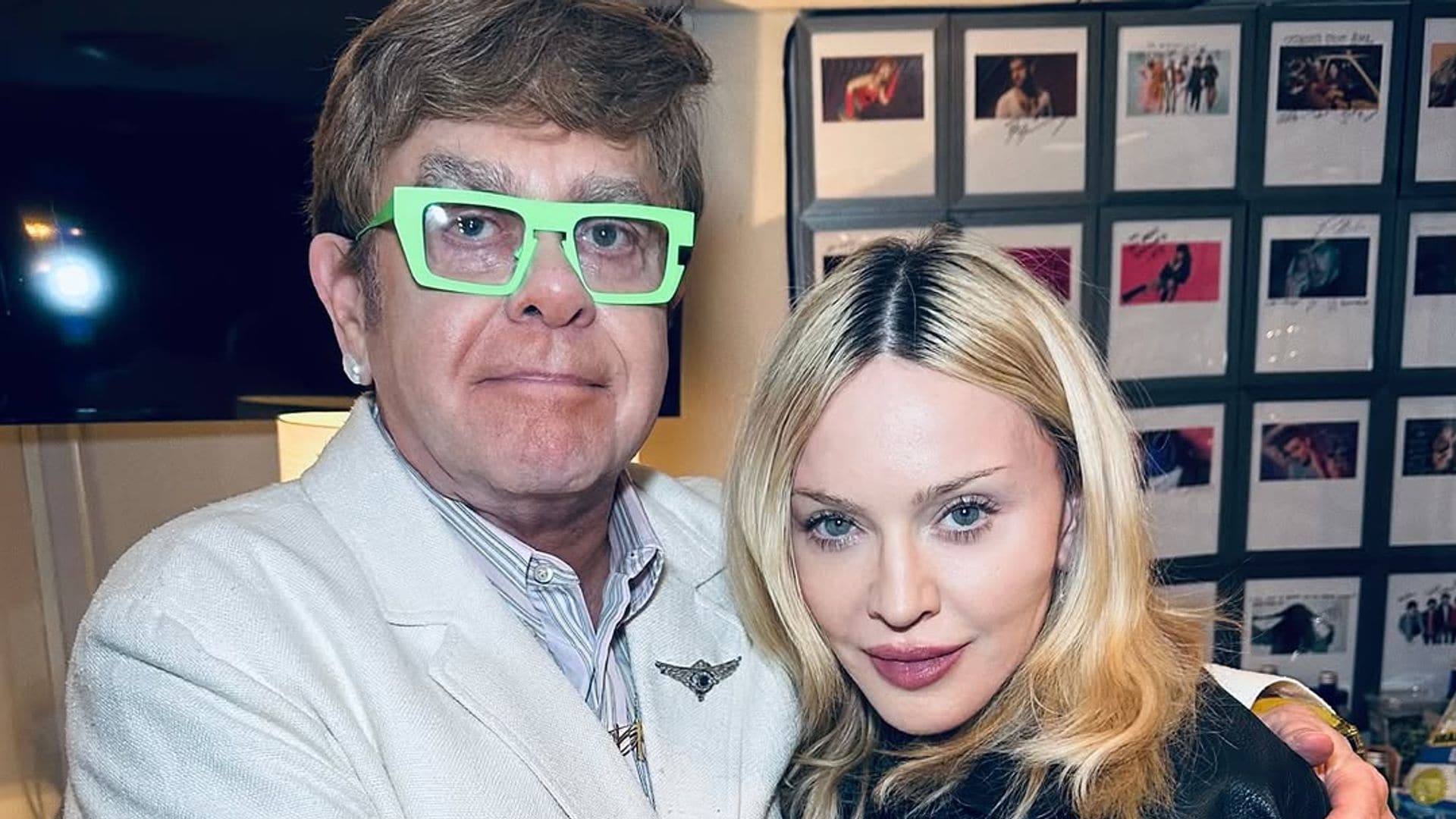 Madonna y Elton John firman la paz tras más de 20 años de enemistad