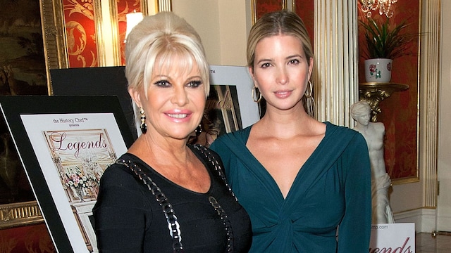 Ivana Trump y su hija, Ivanka Trump 