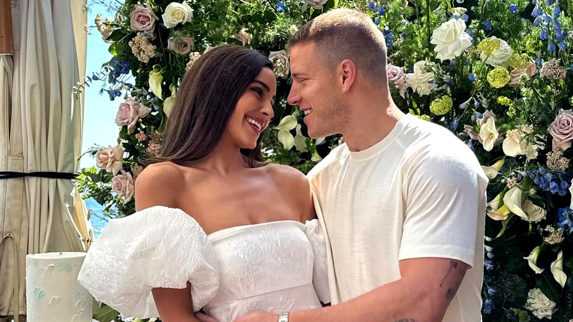 Olivia Culpo y Christian McCaffrey presentan a segundo hijo y desvelan el bonito nombre que han elegido