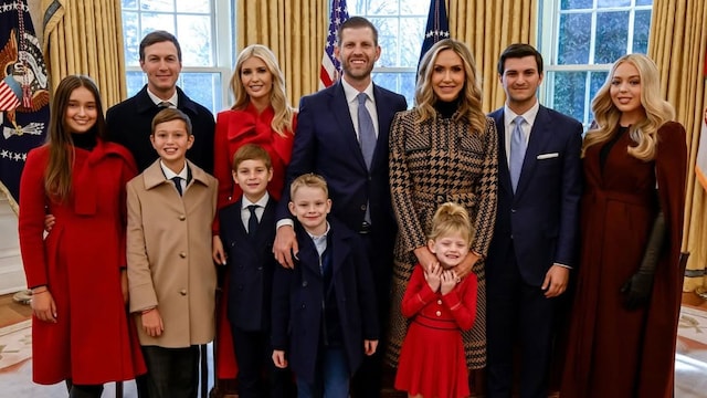 Ivanka Trump y sus hijos 