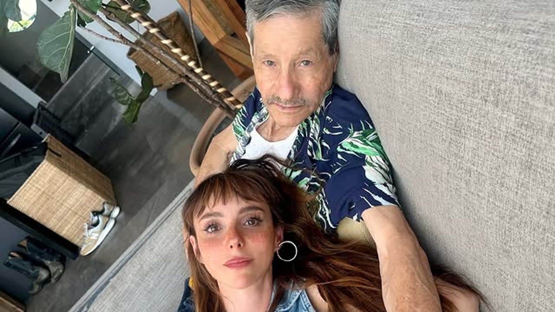 Natalia Téllez y su papá, el señor Guillermo