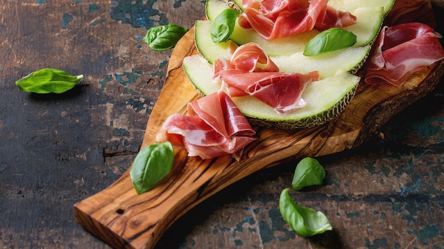 Melón con jamón