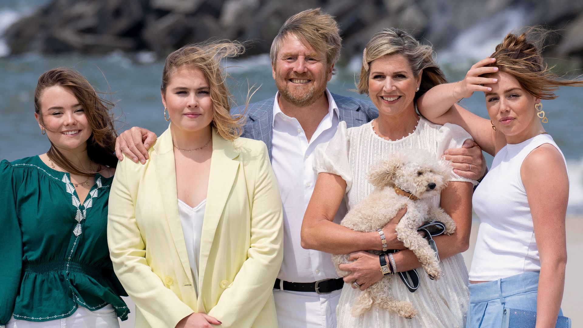 La familia real en un retrato entrañable