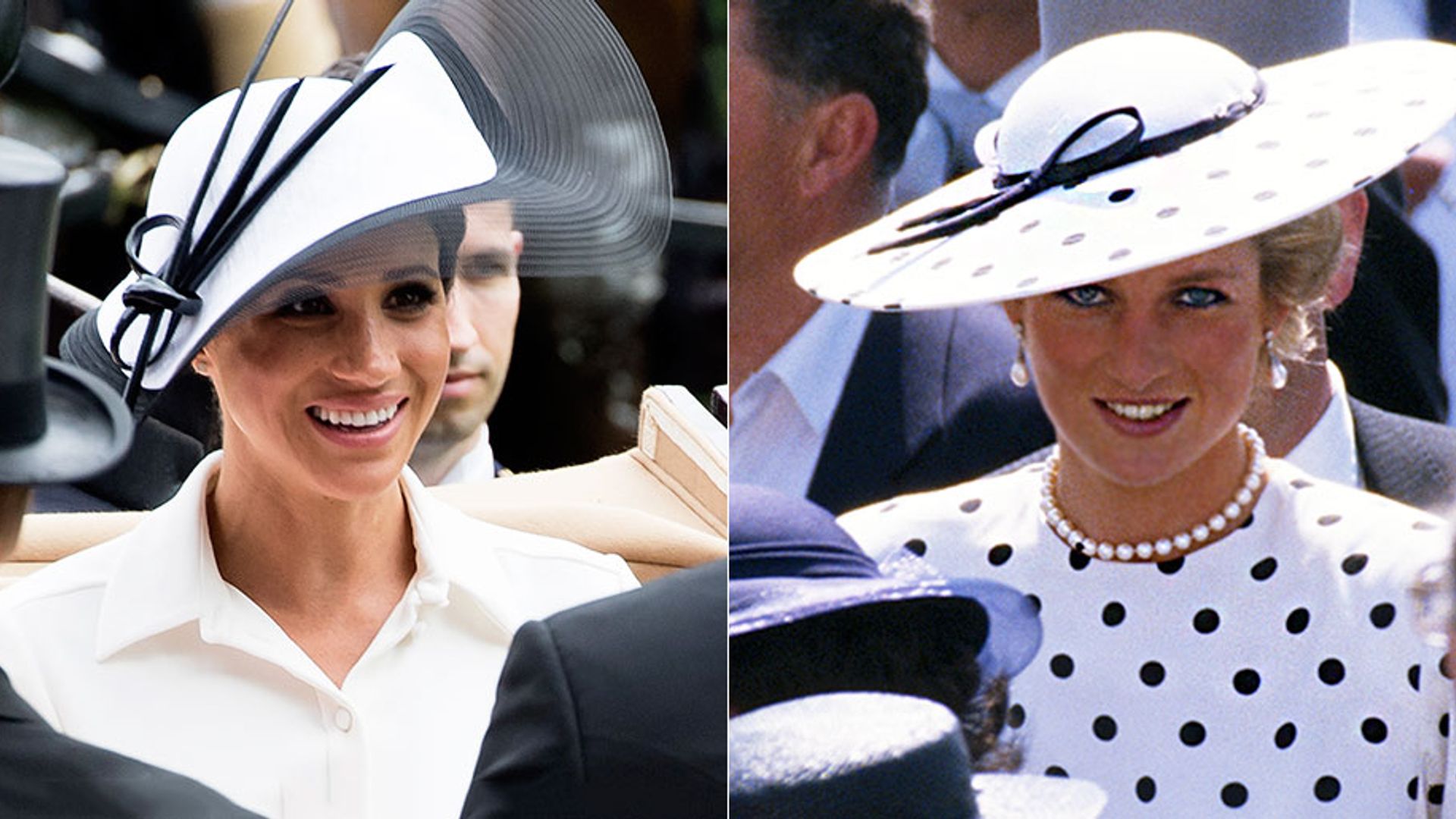 El primer 'look' de Meghan Markle en Ascot, una sucesión de homenajes a la princesa Diana