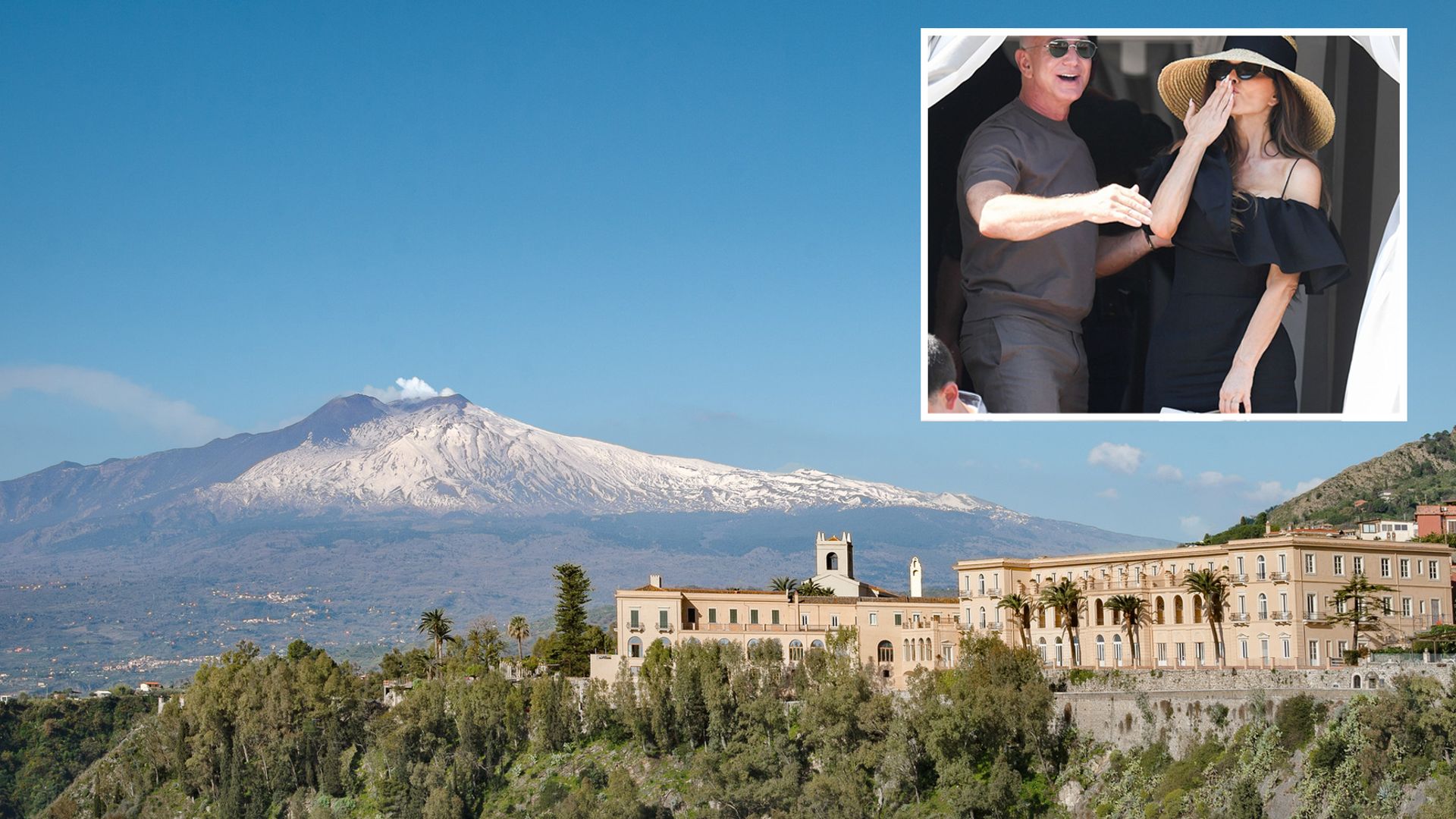 Así es el exclusivo hotel de Sicilia elegido por Jeff Bezos y Lauren Sánchez para su luna de miel