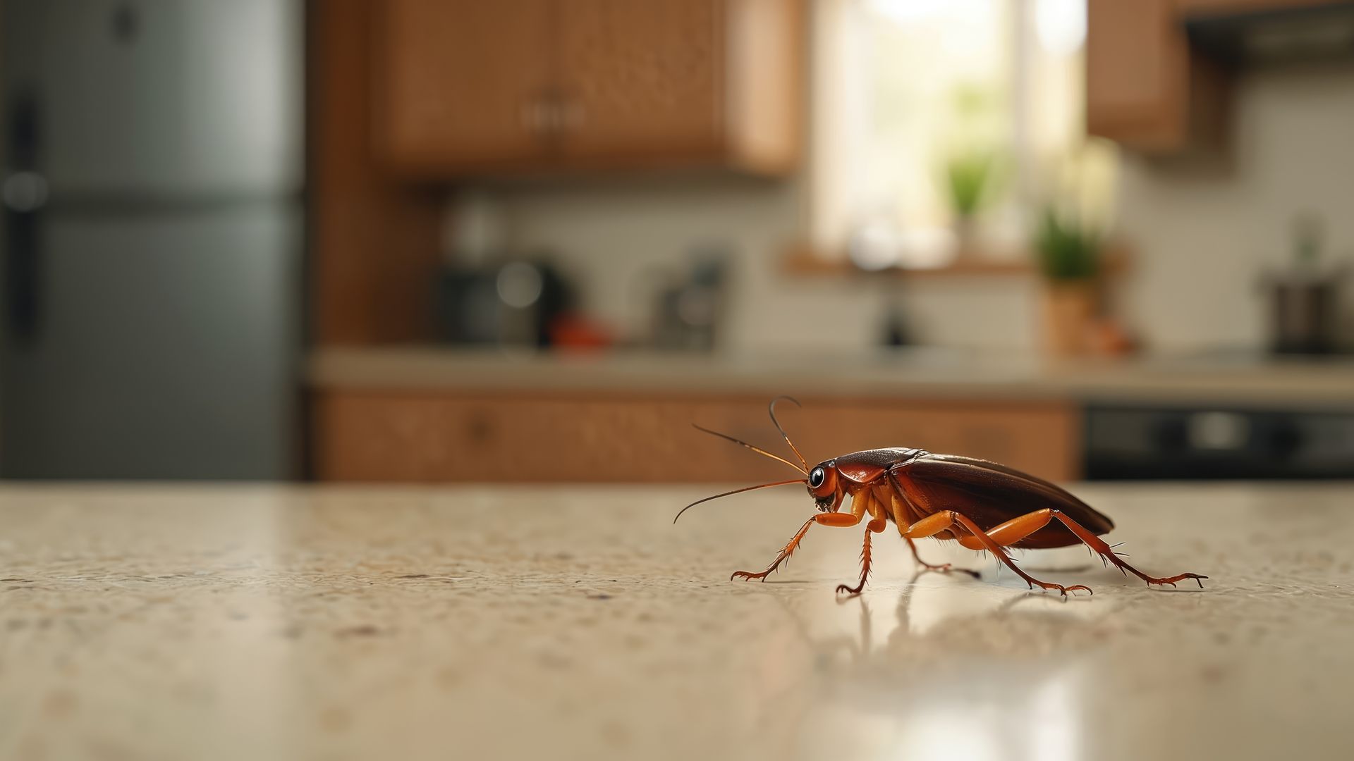 Cucaracha en la cocina