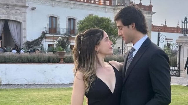 Mía Rubín y Tarik Othón en la boda de Ale Capetillo
