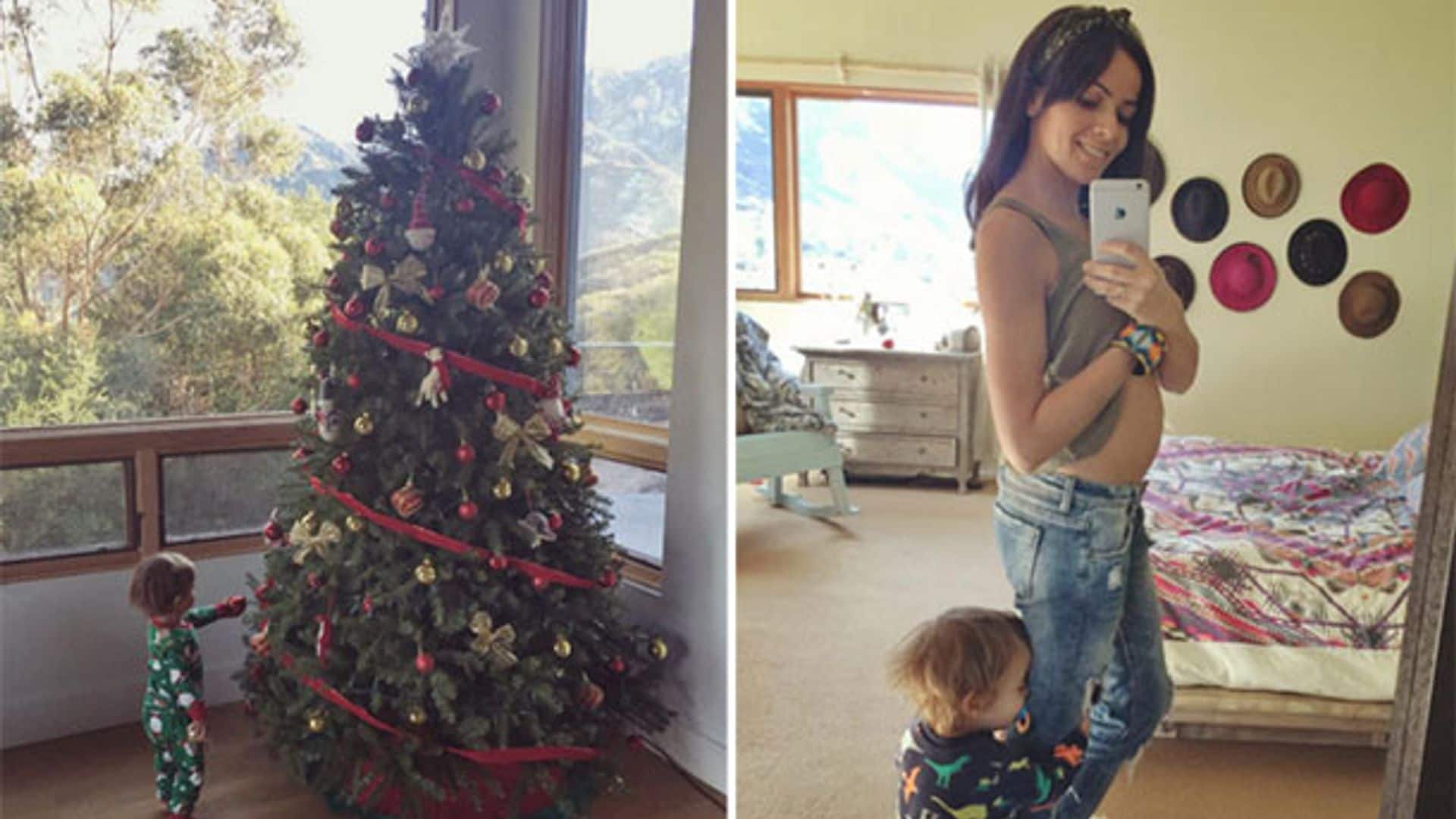 Raquel del Rosario prepara con su hijo Leo la llegada de la Navidad... y la de su nuevo hermanito