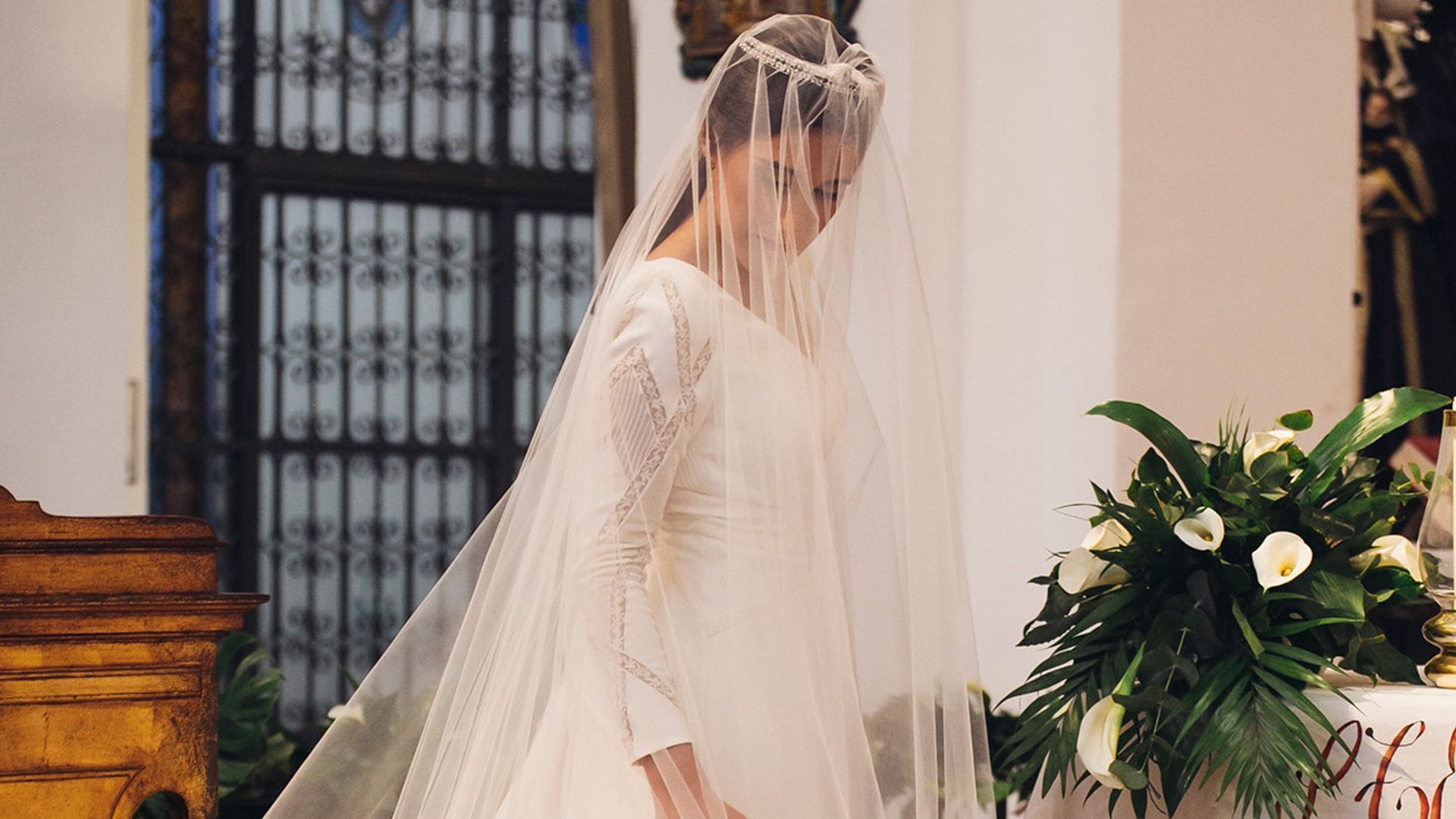 Un vestido desmontable para María, la novia sevillana que quería ser diferente a las demás
