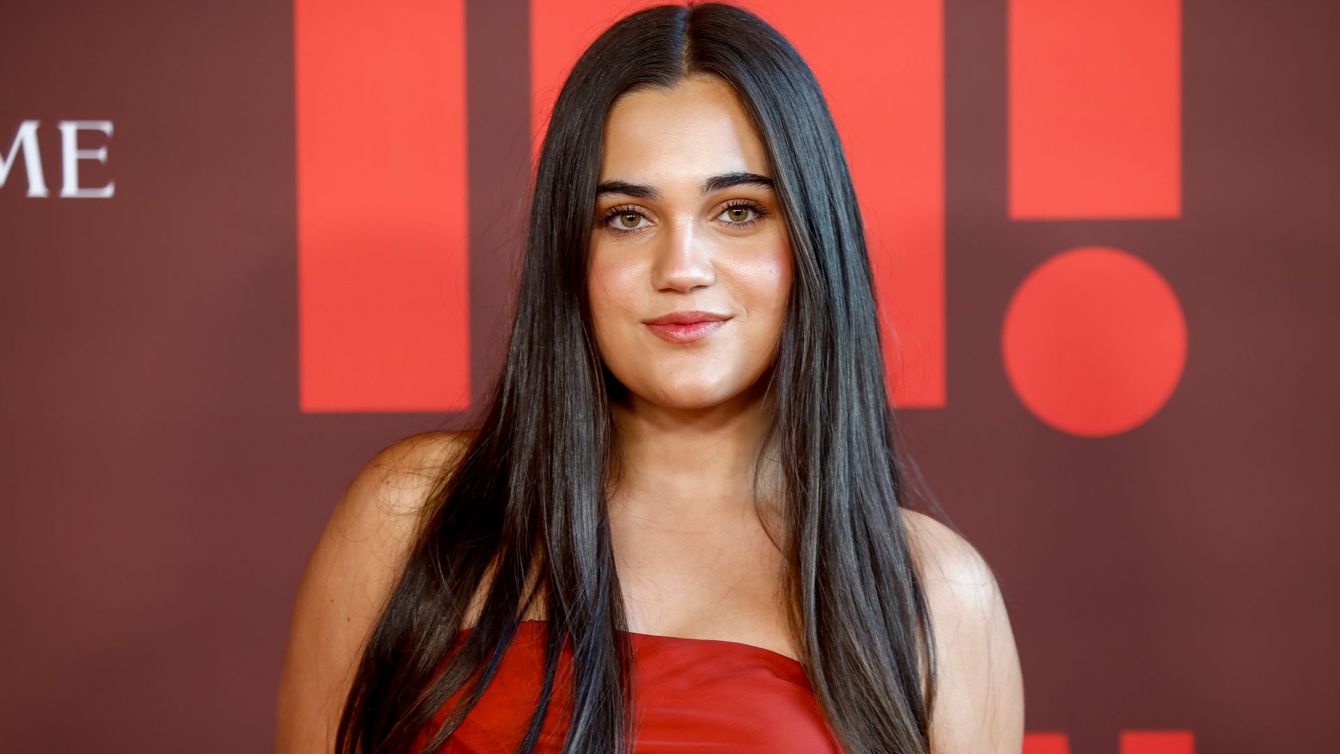 Daniella Bustamante, en la alfombra roja de los Premios GEN ¡H!, celebrados en Las Ventas este martes 22 de septiembre, en Madrid
