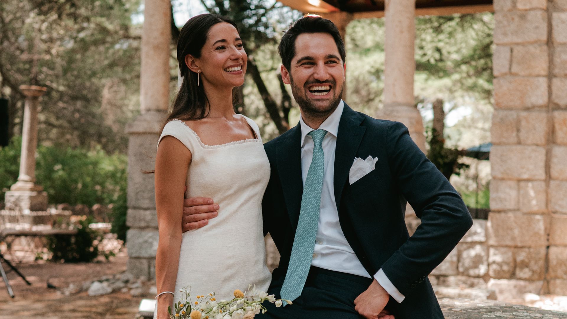 Boda de verano con look de novia de Fátima González Atelier