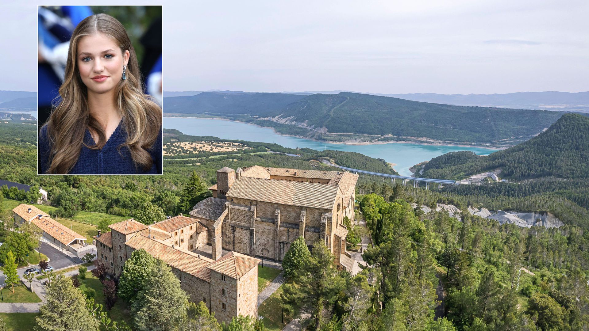 Monasterio de Leyre, Navarra y la princesa Leonor