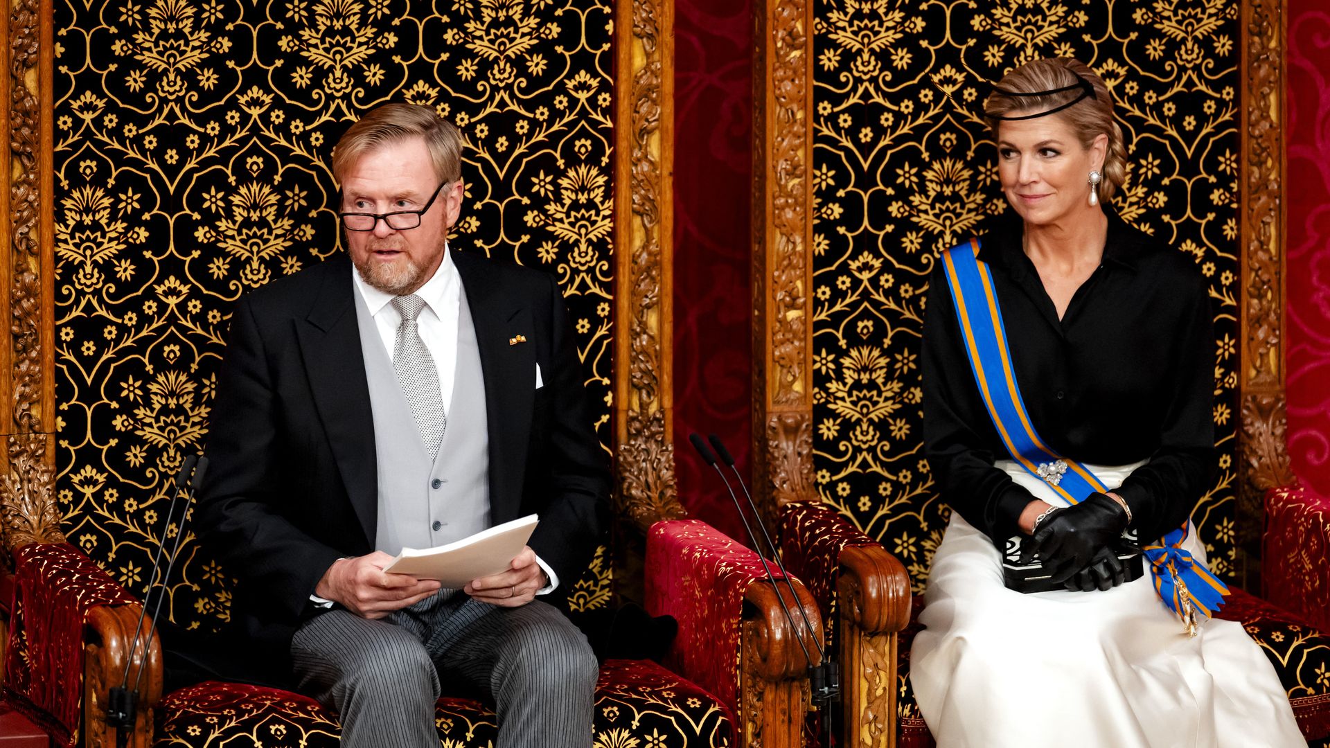 Los reyes deHolanda en el Día del Príncipe