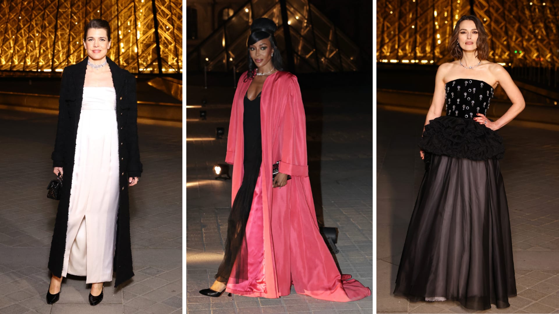 Charlotte Casiraghi, Naomi Campbell y Keira Knightly 