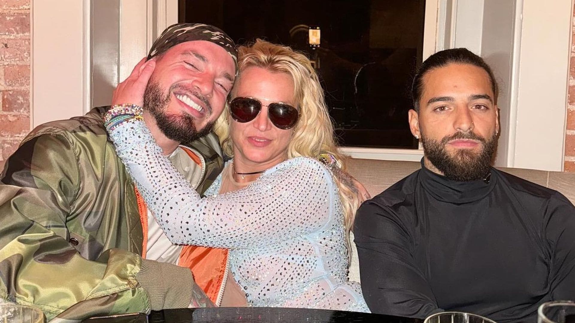 La verdad detrás del sopresivo encuentro entre J Balvin, Maluma y Britney Spears