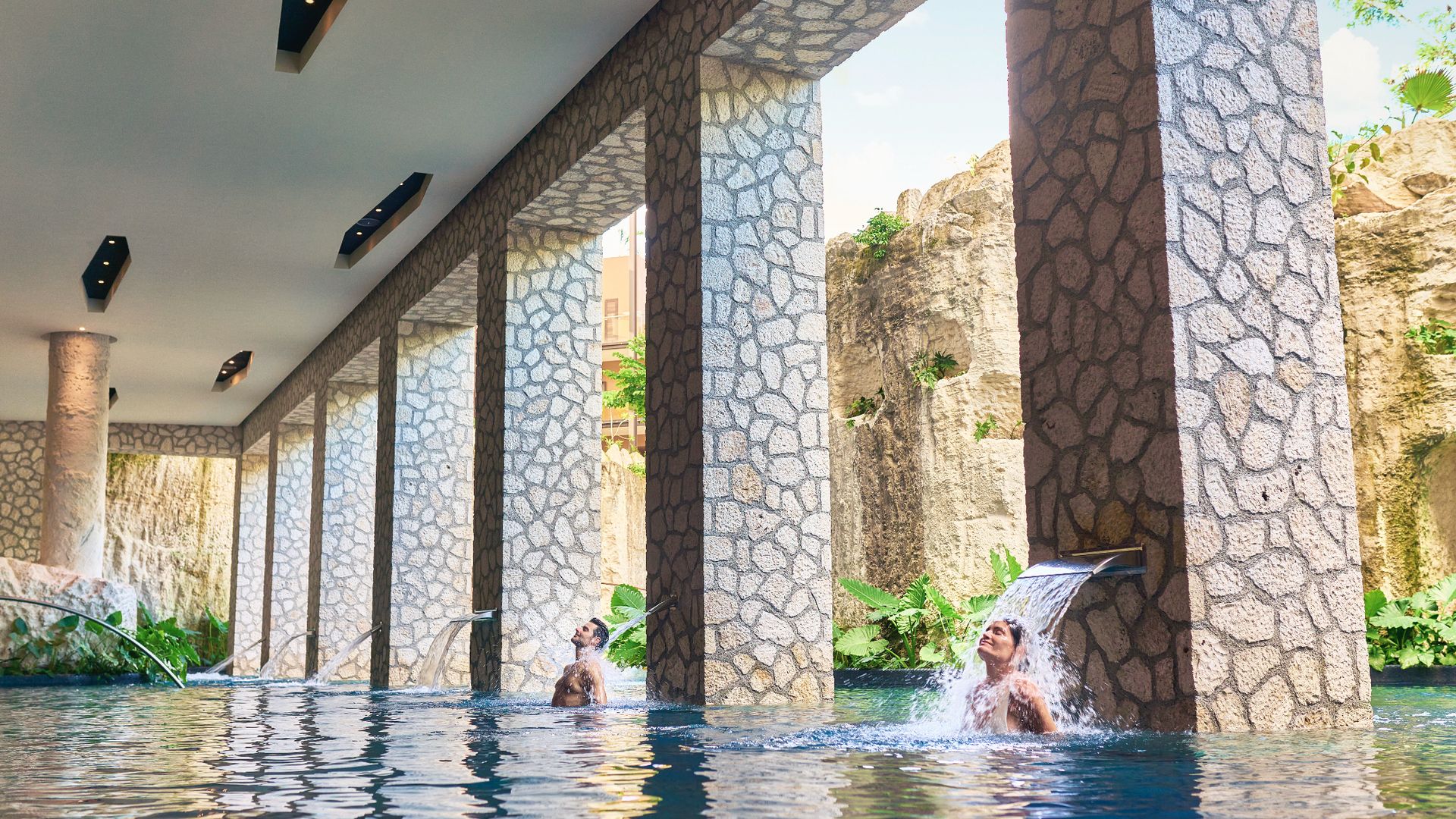 Una de las joyas del spa dentro del hotel es el temazcal. 