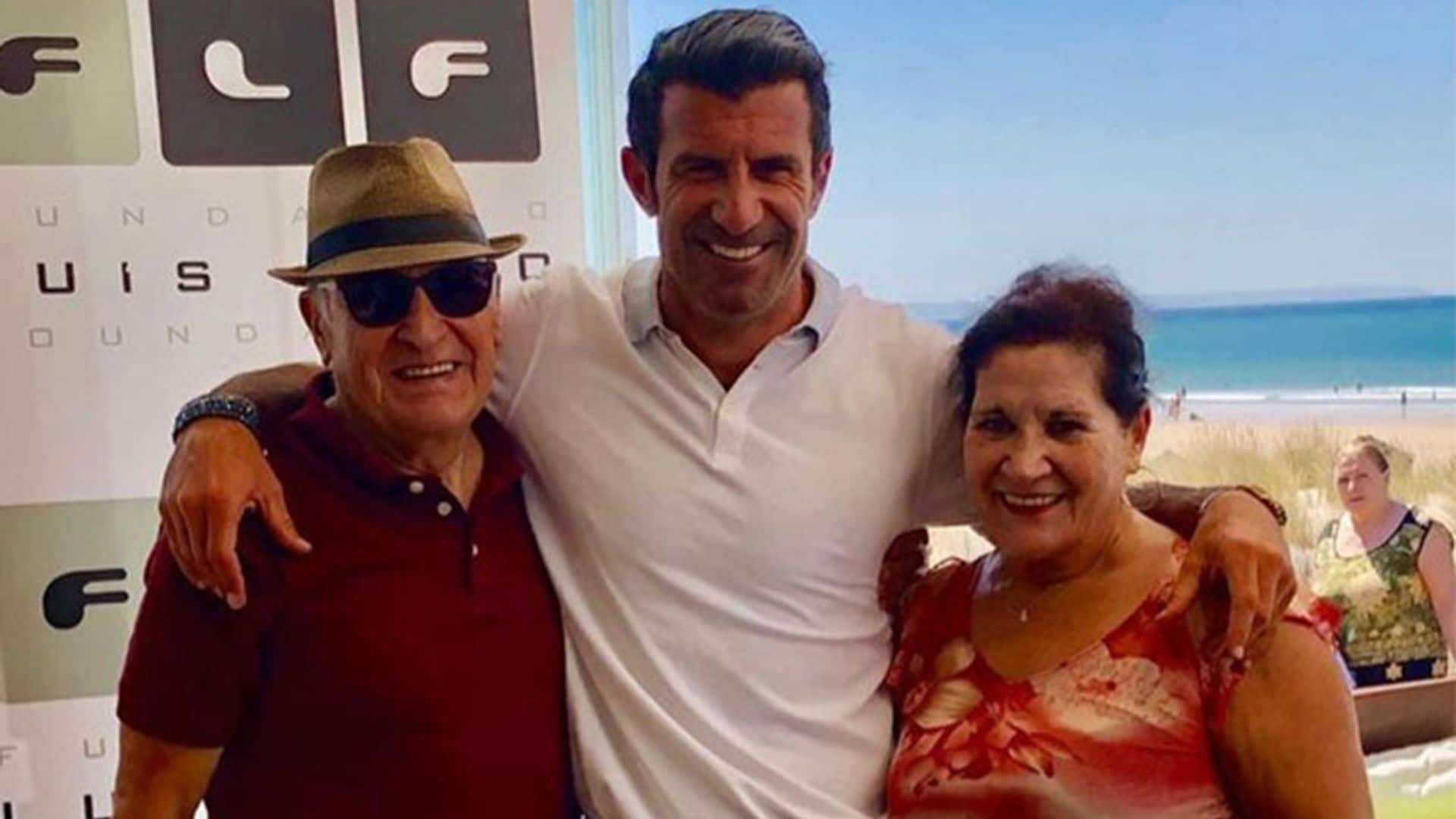 'Amor eterno', la emocionada despedida de Luis Figo a su madre