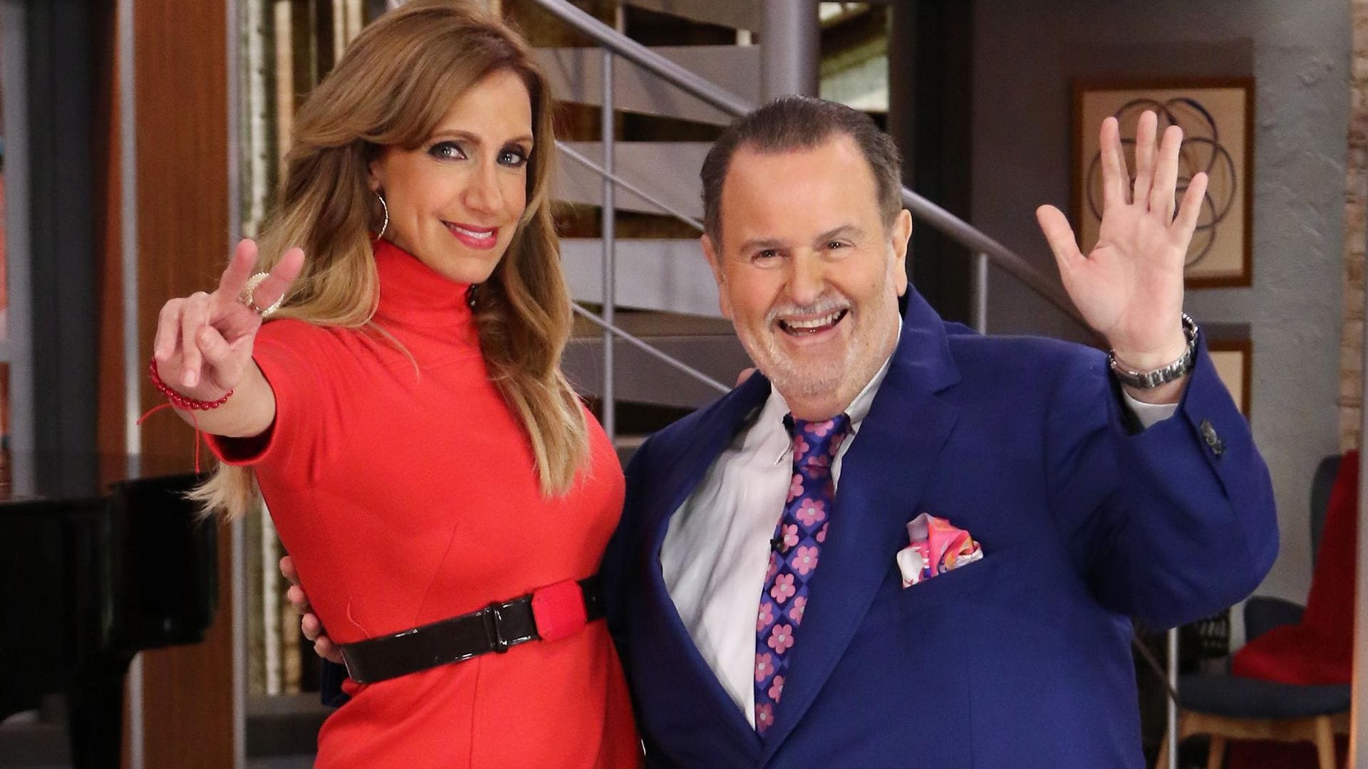 El feliz reencuentro de Lili Estefan y Raúl de Molina en el foro de ‘El Gordo y la Flaca’