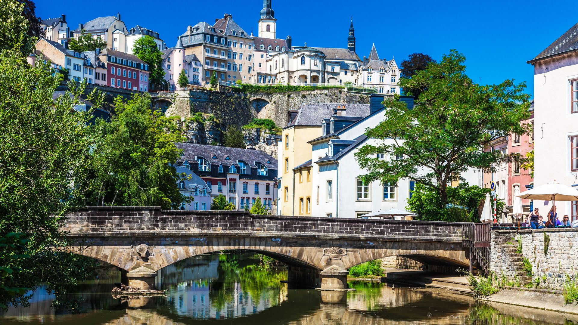 Barrio de Grund, el más bonito y bohemio de la ciudad de Luxemburgo