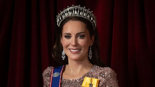 Figura de cera de Kate Middleton en el museo de Cera Madame Tussauds de Londres