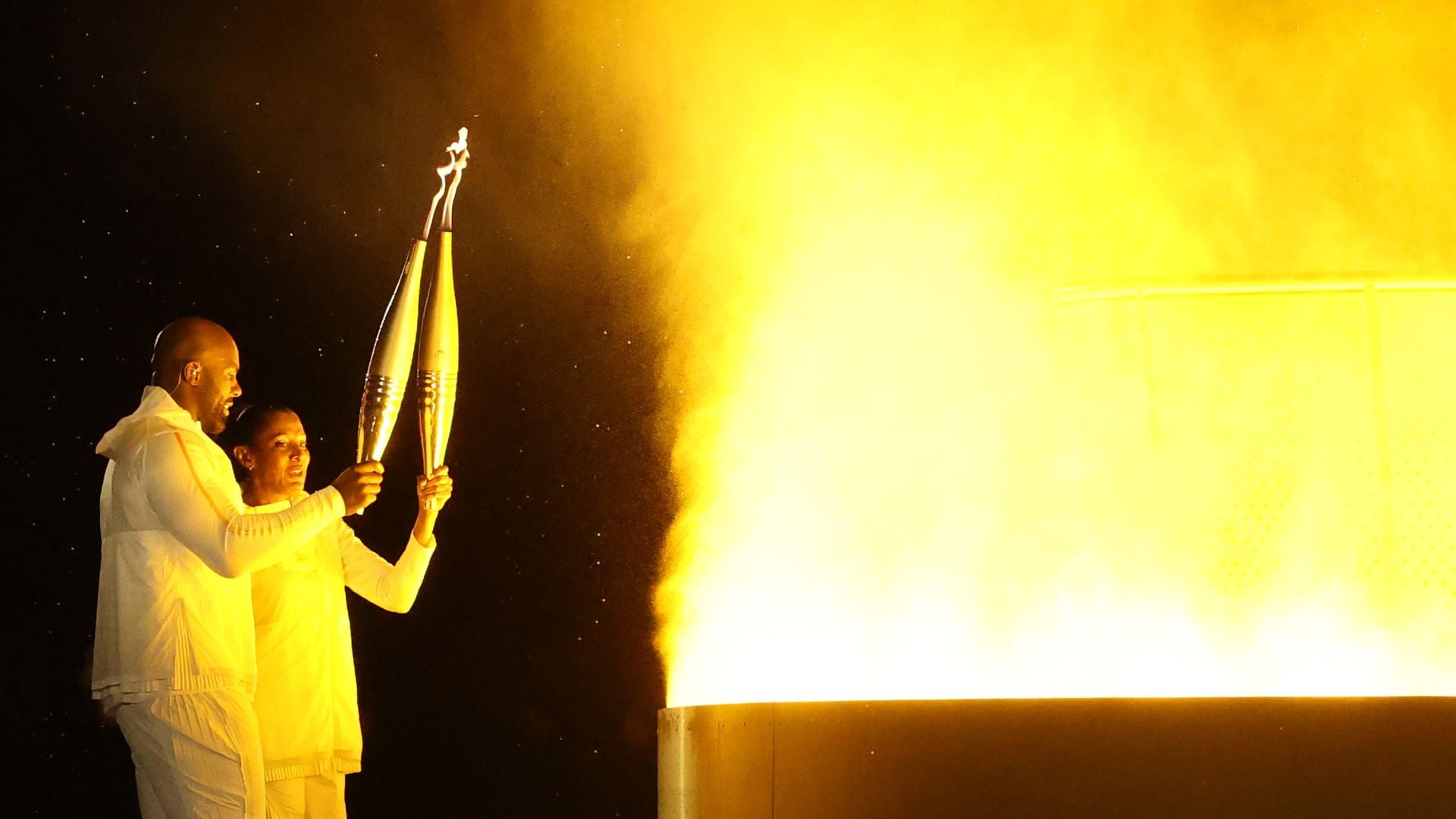 ¿Quiénes fueron los encargados de encender el pebetero en París 2024?