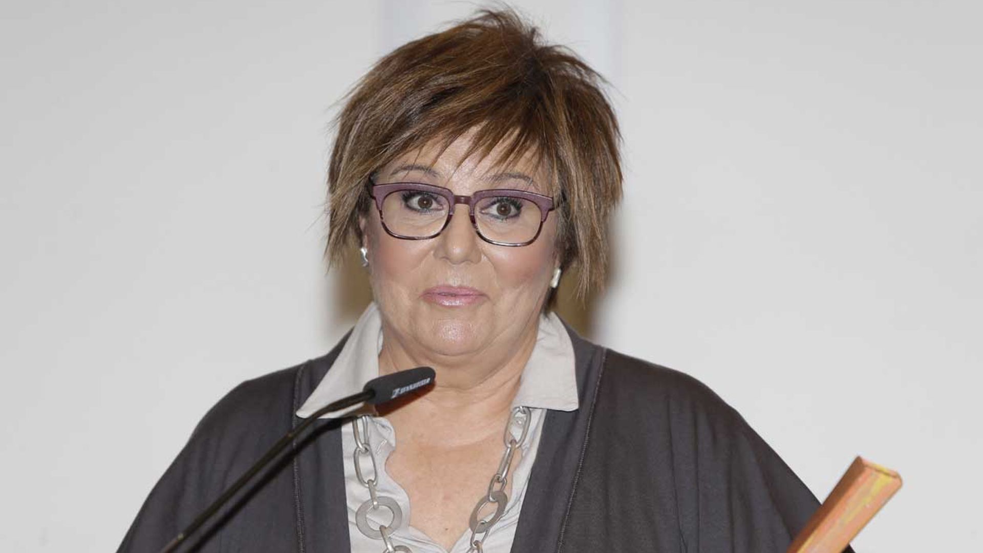 María Escario, desolada por el fallecimiento de su madre