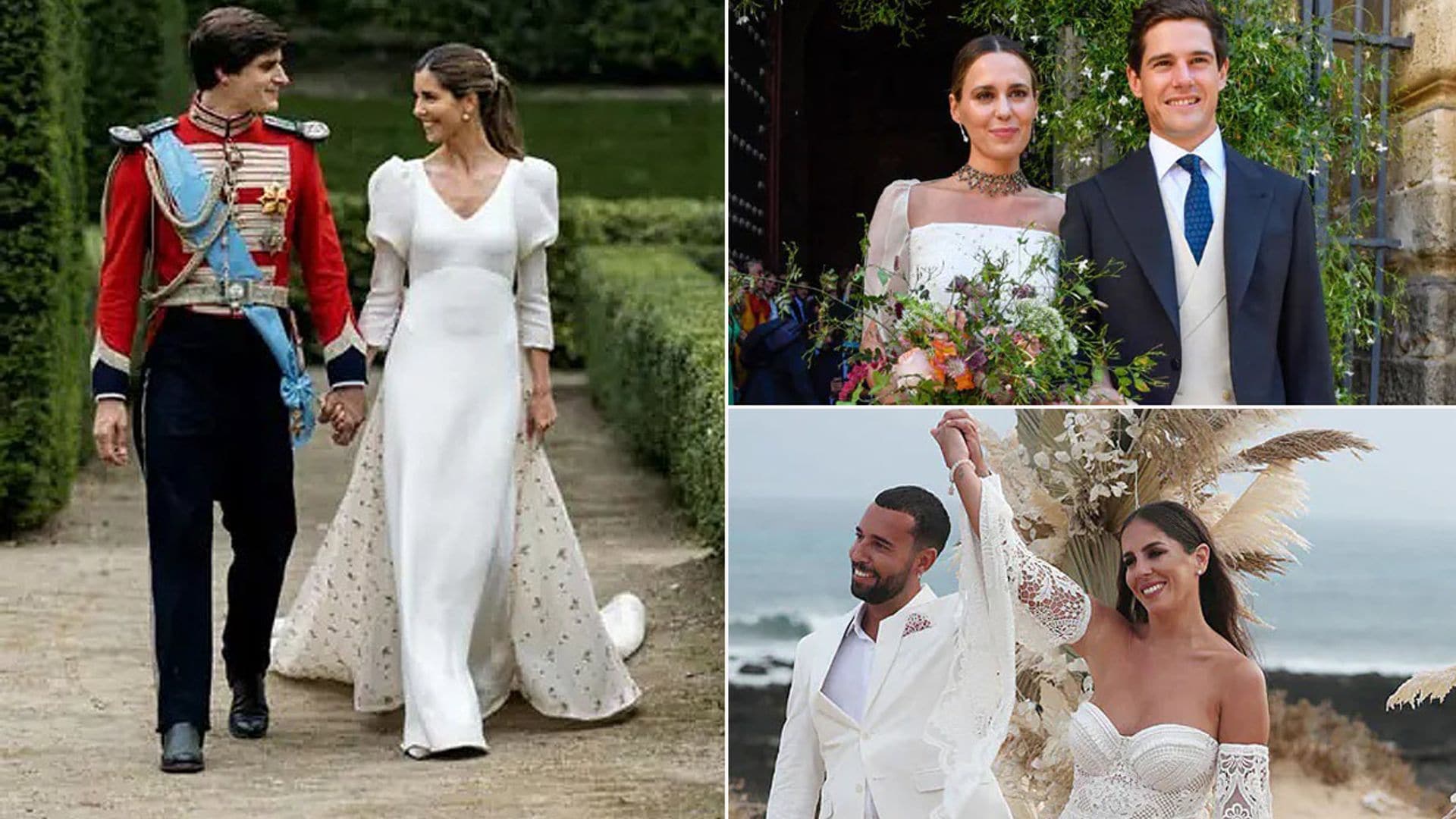¡Volvieron las bodas! Los enlaces que nos han devuelto la ilusión en este 2021