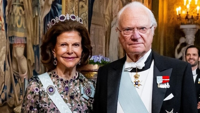 Los reyes de Suecia, Victoria de Suecia y Carlos XVI Gustavo