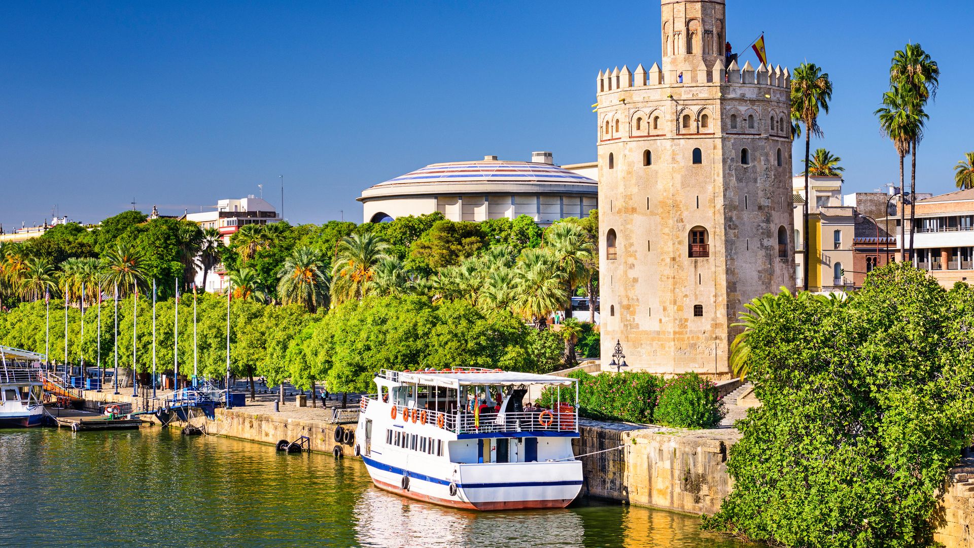 Torre del Oro, río Guadalquivir, Sevilla