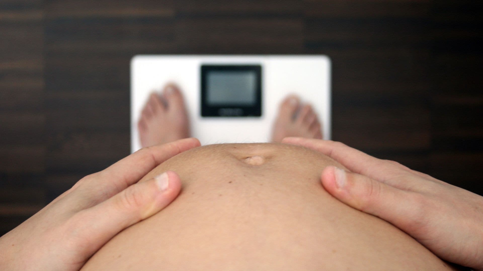 Embarazada obesa
