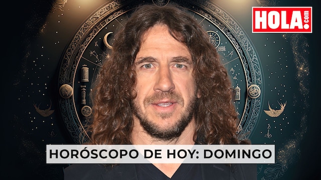 Carles Puyol en primer plano, de fondo la rueda del zodiaco