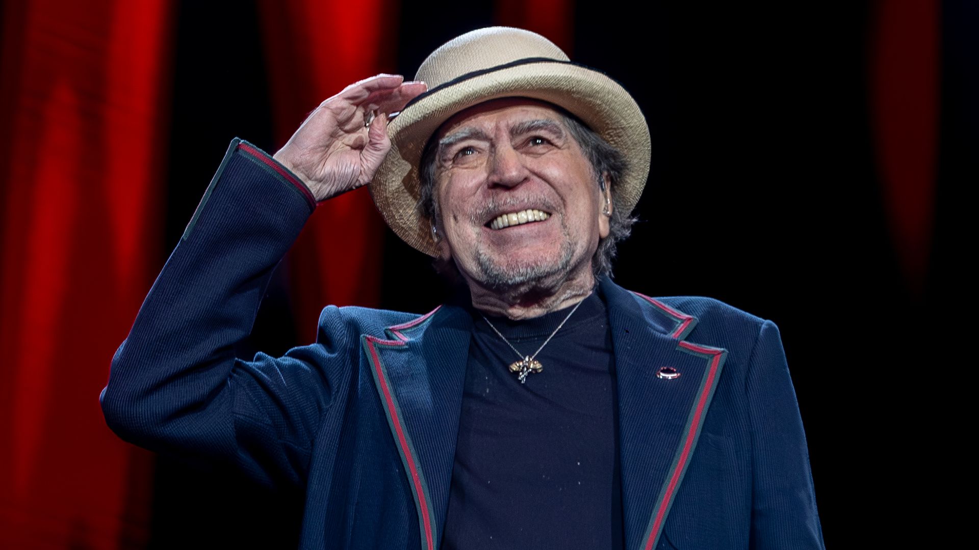 El cantante Joaquín Sabina, durante su concierto en el Movistar Arena, a 30 de noviembre de 2025, en Madrid.