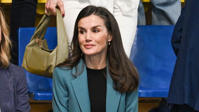 Reina Letizia con traje en Palma de Mallorca