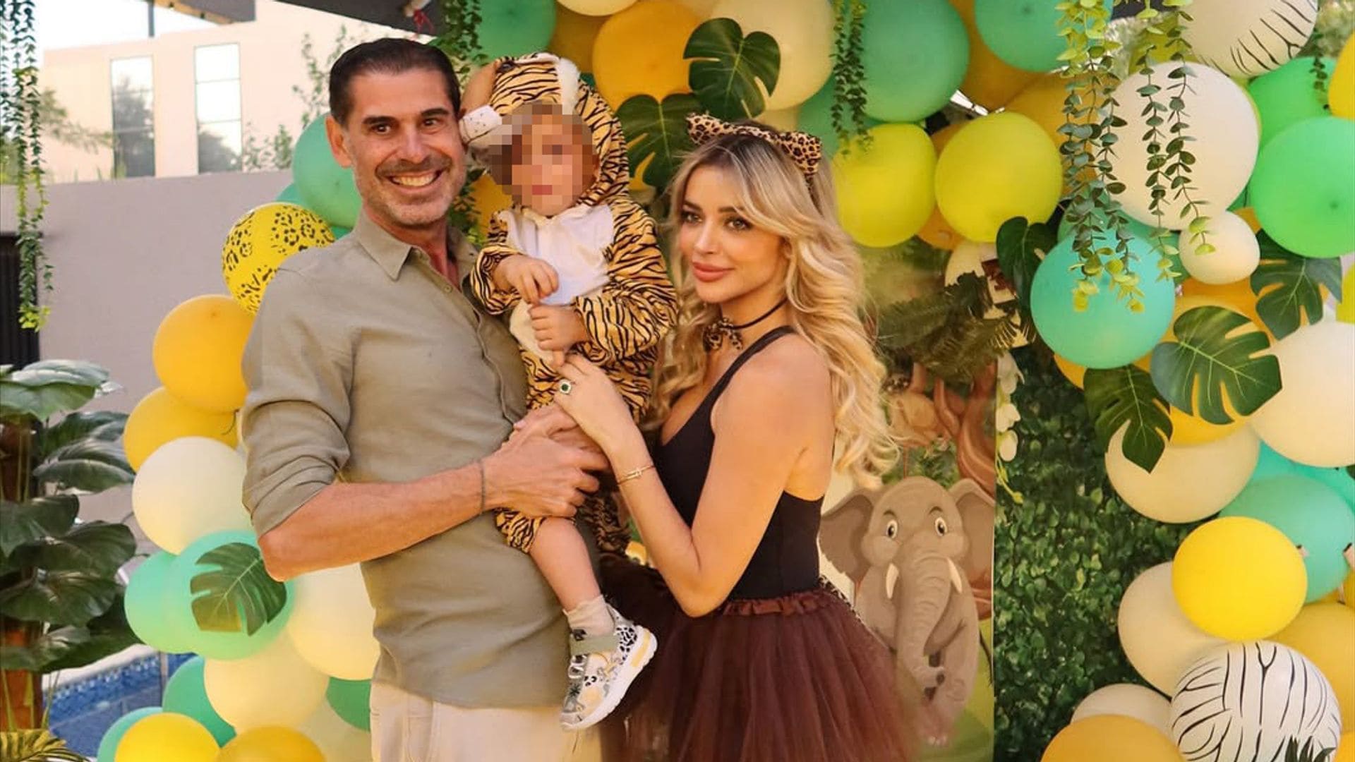 Fernando Hierro y Fani Stipkovic celebran el segundo cumpleaños de su hijo en plena selva: "Energía de tigre, corazón de oro"