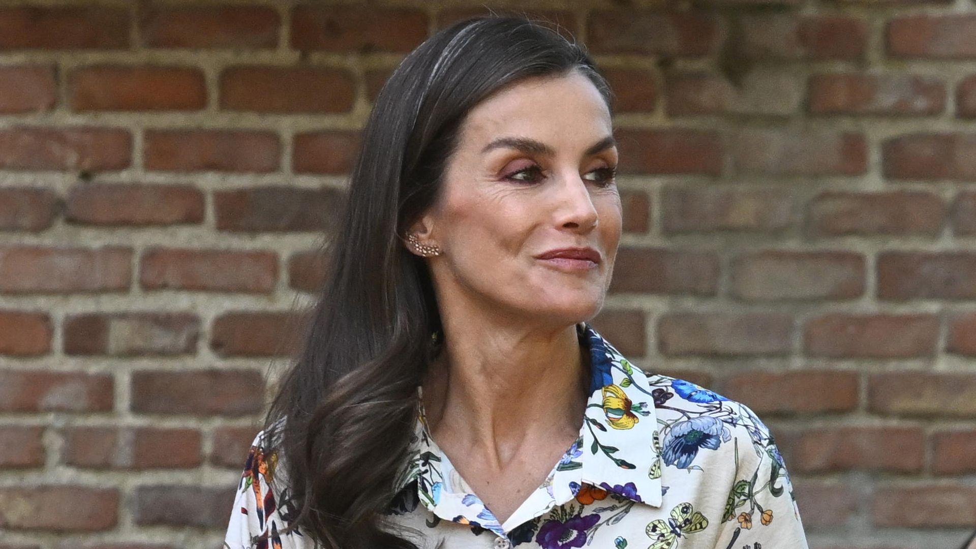La reina Letizia se despide de la primavera con su vestido valenciano de flores y mariposas con el que mostró su lado más solidario